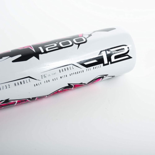 Franklin Venom 1200 Baseball Bat - White Perspective: right