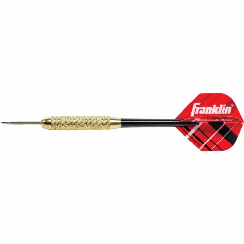 Franklin Steel Tip Dart Set - Black / Red Perspective: right