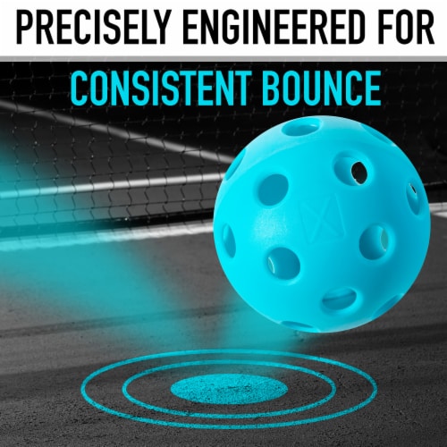 Franklin Blue Pickleball Balls Perspective: right