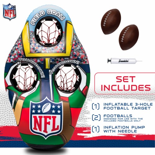 Franklin Sports NFL XL Inflatable Football Target Perspective: right
