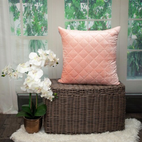 Parkland Collection Milo Transitional Pink Throw Pillow Perspective: right