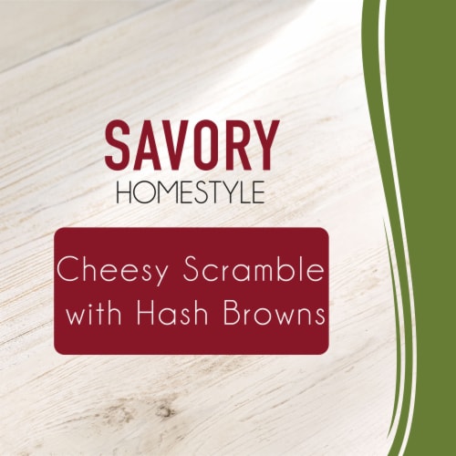 Smart Ones Cheesy Scramble w/ Hash Browns Eggs & Cheddar Monterey Jack & Mozzarella Frozen Meal Perspective: right