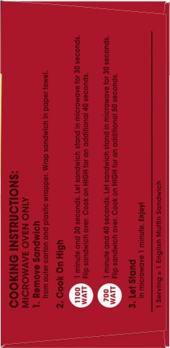 Smart Ones Tasty American Favorites Turkey Sausage English Muffin Sandwiches Perspective: right