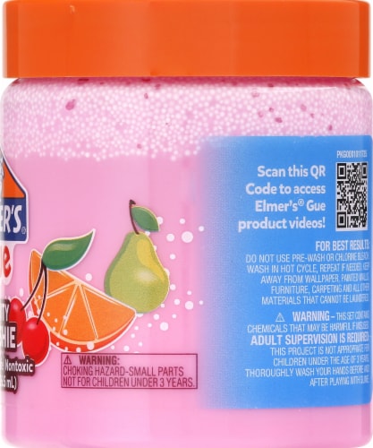 Elmer's® Fruit Slushie Crunch Premade Slime Gue - Pink Perspective: right