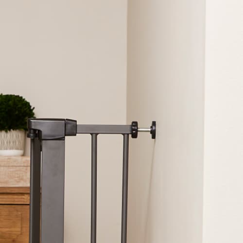 North States Riverstone Extra Tall/Wide Baby Gate Perspective: right