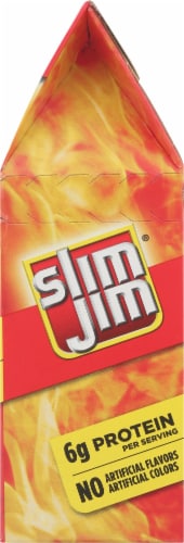 Slim Jim Original Snack Size Stick 0.28 Oz Meat Snacks Perspective: right