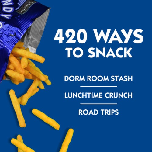 Andy Capp's Big Bag Cheddar Flavored Fries Perspective: right