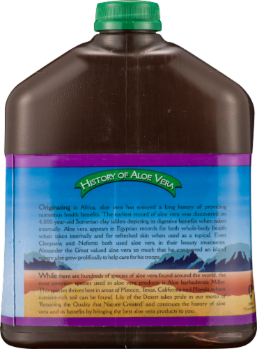 Lily of the Desert Whole Leaf Aloe Vera Juice Perspective: right