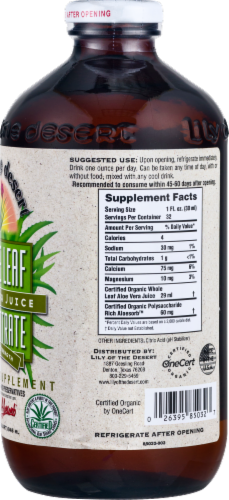 Lily of the Desert Whole Leaf Aloe Vera Juice Concentrate Perspective: right
