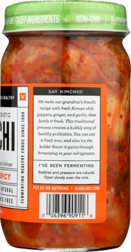 Seoul Vegan Spice All Natural Kimchi Perspective: right
