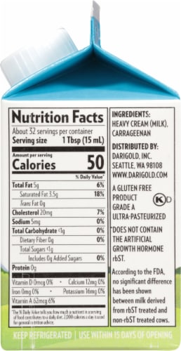 Darigold® Classic Heavy Whipping Cream Perspective: right