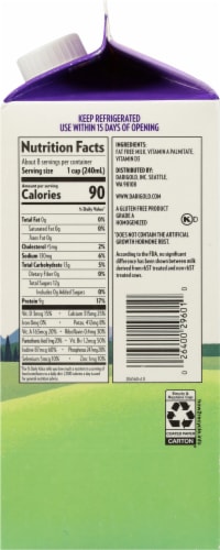 Darigold® Zero Ultra-Pasteurized Fat Free Milk Perspective: right