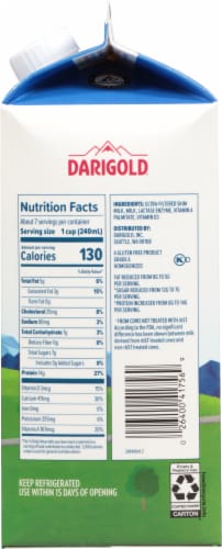 Darigold® Fit 2% Reduced Fat Ultra-Filtered Milk Perspective: right