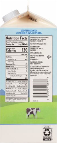 Darigold® Lactose Free Reduced Fat 2% Milk Perspective: right