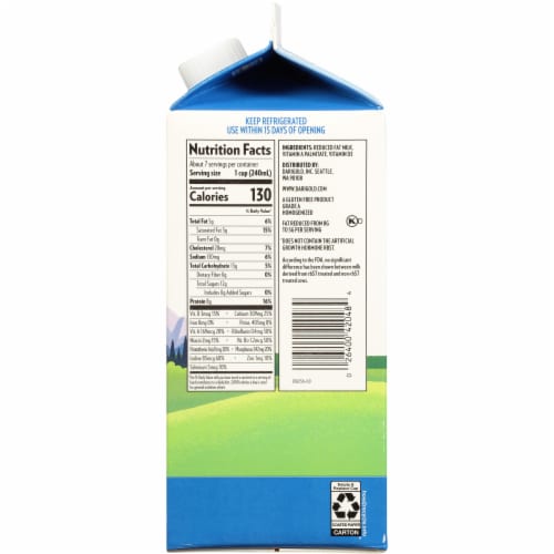 Darigold® Two Reduced Fat Milk Perspective: right