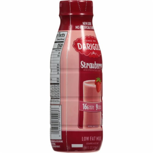 Darigold Low Fat Milk - Strawberry Perspective: right