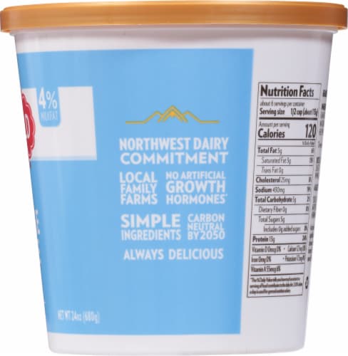 Darigold® Small Curd Cottage Cheese Perspective: right