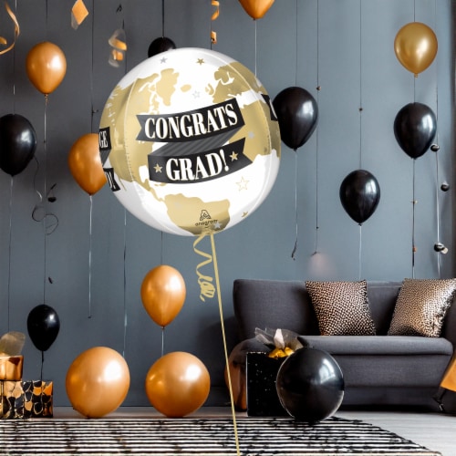 Congrats to the Grad Orbz® Helium Filled Balloon Perspective: right