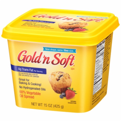 Gold 'n Soft® Vegetable Oil Spread Tub Perspective: right