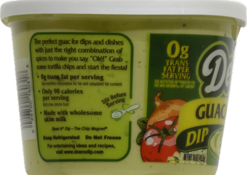 Deans Guacamole Dip Perspective: right
