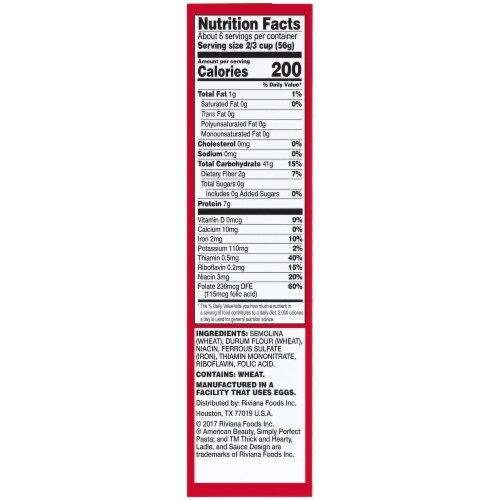 American Beauty™ Thick and Hearty™ Bronze Cut Penne Pasta Perspective: right