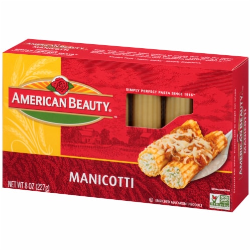 American Beauty Manicotti Pasta Perspective: right