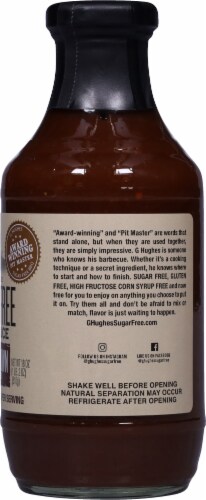 G Hughes® Sugar Free Maple Brown BBQ Sauce Perspective: right