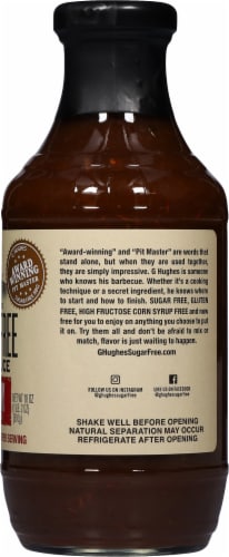 G Hughes® Sugar Free Hickory BBQ Sauce Perspective: right