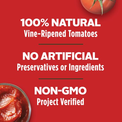 Hunt's 100% Natural Tomato Sauce Perspective: right