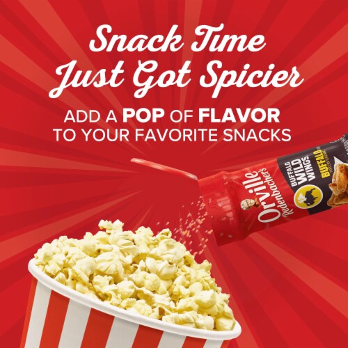 Orville Redenbacher's Buffalo Wild Wings Buffalo Sauce Flavored Popcorn Seasoning Perspective: right