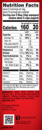 Orville Redenbacher's® Movie Theater Butter Microwave Popcorn Perspective: right