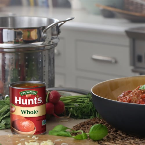 Hunt's Peeled Whole Tomatoes Perspective: right
