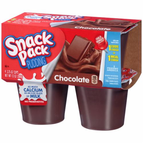 Snack Pack Chocolate Pudding Perspective: right