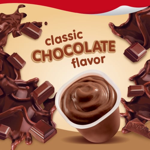 Snack Pack Sugar Free Chocolate Flavored Pudding Cups Perspective: right