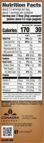 Orville Redenbacher's® Naturals Simply Salted Naturals Microwave Popcorn Bags Perspective: right