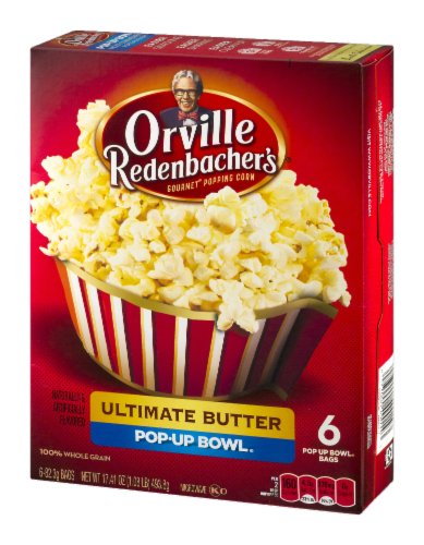 Orville Redenbacher's Ultimate Butter Pop Up Bowl Popcorn Perspective: right