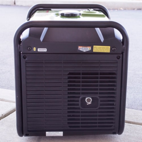 Buffalo Tools GEN3500DFI 3500W Dual Fuel Inverter Generator for Sensitive Electronics, Green Perspective: right