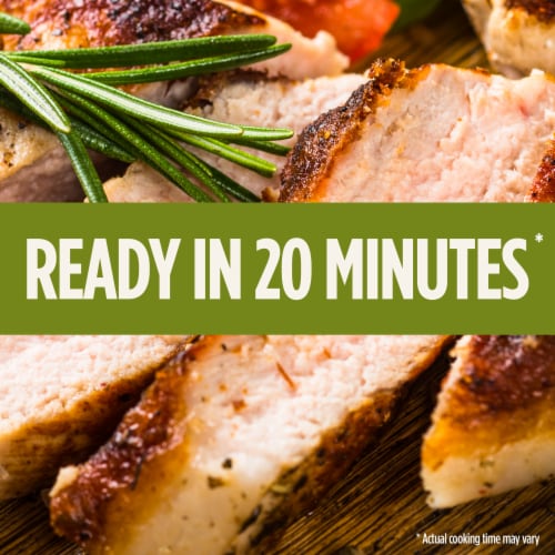 Tyson® Pork Griller Steak Herb and Olive Oil Marinade Perspective: right