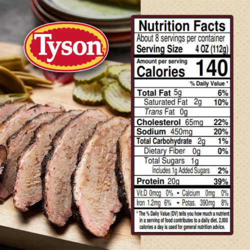 Tyson® Pork Leg Roast Brisket Style Boneless Ready to Cook Perspective: right
