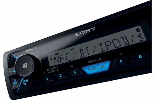 Sony Marine Digital Media Receiver with Bluetooth Capability and Two Speakers Perspective: right