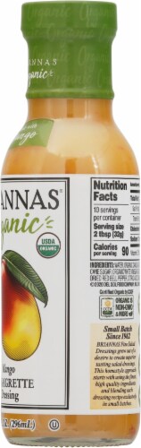 Brianna's® Organic Mango Vinaigrette Dressing Perspective: right