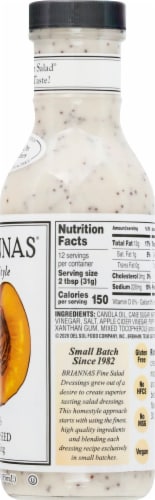 Brianna's Rich Poppy Seed Dressing Perspective: right