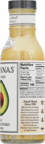 Brianna's Honey Mustard Dijon Dressing Perspective: right