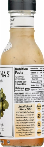 Briannas® Home Style Champagne Style Vinaigrette Salad Dressing Perspective: right