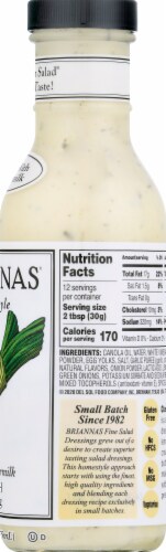 Brianna's Classic Buttermilk Ranch Dressing Perspective: right