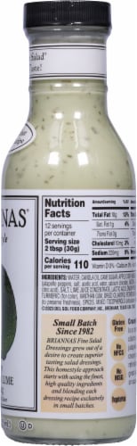 Briannas® Home Style Creamy Cilantro Lime Salad Dressing Perspective: right