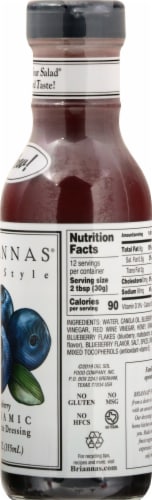 Brianna's Blueberry Balsamic Dressing Perspective: right