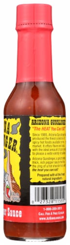 Arizona Gunslinger Jalapeno Pepper Sauce Perspective: right