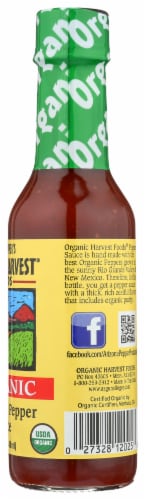 Organic Harvest Habanero Pepper Sauce Perspective: right