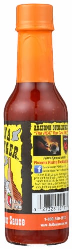 Arizona Gunslinger Chipotle Habanero Pepper Sauce Perspective: right